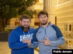 Рамзан Кадиров і Руслан Едельгерієв