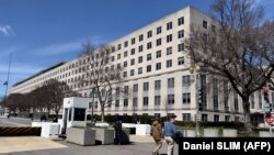  ساختمان وزارت خارجه ایالات متحده امریکا جای که قرار است نشست اقتصادی زنان افغانستان برگزار شود