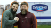 Закриев ИбрахIим а, Кадыров Рамзан а Danone завода хьалха / Коллаж