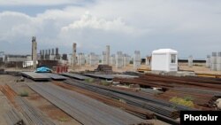 Armenia - A construction site in Yeraskh, June 15, 2023.