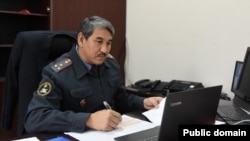 Начальник ГУОБДД Женишбек Жоробеков.