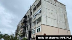 Наслідки одного з попередніх обстрілів Херсонської області, червень 2023 року