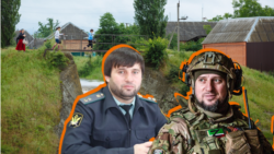 Алаудинов Iабдул (аьрру агIора) Алаудинов Апти (аьтто агIора) нохчийн ГIойтIан суьрта тIехь. Кавказ.Реалиин сайтан коллаж