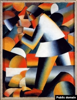 Казимир Малевич, «Лісоруб». 1912–1913. Музей Stedelijk, Амстердам. Цей музей після початку масштабної війни Росії проти України переписав художника з росіянина на українця