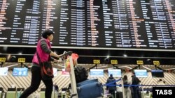 У аэрапорце Шарамецьева