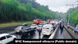 Кемероводогу трамвайлар кагышкан жер. 6-июнь, 2024-жыл