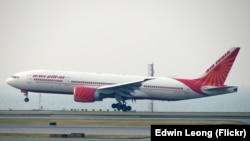  Air India авиакомпаниясынын учагы. Иллюстрация