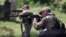 Mobilized recruits undergo combat training with Russian Defense Ministry soldiers. (file photo)