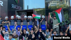 İstanbulda SOCAR-a etiraz