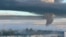 Smoke rises over Sevastopol on April 29.