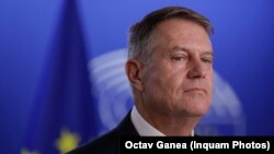 Romanian President Klaus Iohannis (file photo)