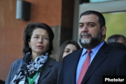 Рубен Варданян з дружиною Веронікою Зонабенд