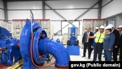 “Ысык-Ата-1” чакан ГЭСин ишке киргизүү. 21-июнь, 2024-жыл.