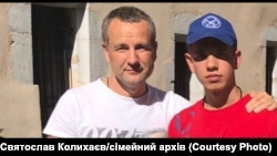 Ігор Колихаєв із сином Святославом, архівне фото