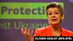 Еврокомиссиянын ички иштер боюнча жогорку комиссары Илва Йоханссон.