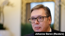 Սերբիայի նախագահ Ալեքսանդար Վուչիչը, արխիվ, Բելգրադ: 