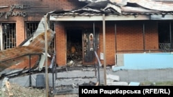 Ветклініка, зруйнована ракетним ударом, 26 травня 2023 року