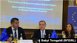 Kyrgyzstan - David O'Sullivan, Special Representative of the European Union for Sanctions, Bishkek, March 28, 2023