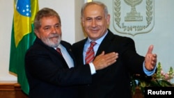 Բրազիլիայի նախագահ Լուլա դա Սիլվան և Իսրայելի վարչապետ Բենիամին Նեթանյահուն, արխիվ