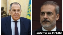 Ռուսաստանի արտգործնախարար Սերգեյ Լավրով, Թուրքիայի արտգործնախարար Հաքան Ֆիդան, արխիվ