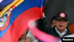 Прэзыдэнт Калюмбіі Густава Пэтра. Архіўнае фота. 