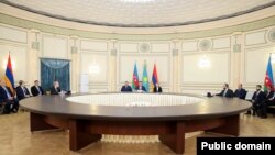 Ղազախստան - Հայաստանի և Ադրբեջանի ԱԳ նախարարների բանակցությունները Ալմաթիում, 10-ը մայիսի, 2024թ.