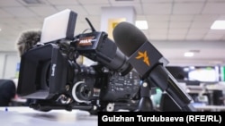 KYRGYZSTAN -- Azattyk photo - RFE/RL microphone, generic, illustrative photo 