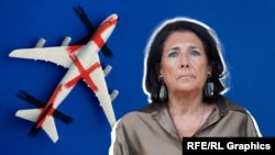 Саломе Зурабишвили (коллаж)