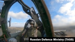 Льотчик Су-25 ВКС Росії під час бойової роботи, ілюстративне фото