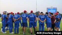 تصویر آرشیف: اعضای تیم ملی کریکت افغانستان 