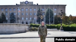 Ադրբեջանի նախագահը Ստեփանակերտի Վերածննդի հրապարակում, 15-ը հոկտեմբերի, 2023թ.