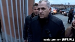 Armenia- Samvel Shahramanian talks to journalists in Yerevan, January 5, 2024.