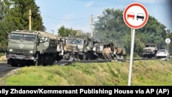 Курск облусунда талкаланган орус армиясынын техникасы. 9-август, 2024-жыл. 