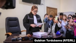 Ленин райондук сотунун судьясы Чолпон Каримбаева. 27-апрель, 2023-жыл.