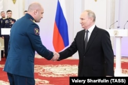 Артём Жога и Владимир Путин