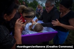 Поховання Маргарити Гапоненко. Джерело: ricardogarciavilanova