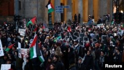 معترضان در جرمنی خواستار آتش بس فوری در غزه شدند