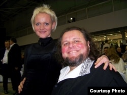 Сергій Архипчук у Києві з мистецтвознавицею Оксаною Гаврош