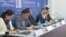 Кандидаты-самовыдвиженцы на пресс-конференции в Алматы, где рассказывают о проблемах, с которыми столкнулись во время предвыборной гонки