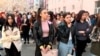 Armenia - Student of Brusov State University boycott classes, Yerevan, March 15, 2023.