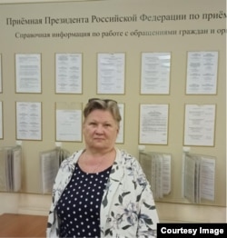 Анна Болтынюк в приёмной Путина.