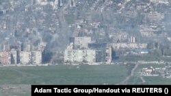 Ուկրաինա - Բախմուտը անօդաչու թռչող սարքերի նկարահանած կադրերում, 9-ը մայիսի, 2023թ.