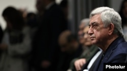 Ermənistanın keçmiş  prezidenti Serj Sarkisyan  “Danışıqların ön cəbhəsində” adlı kitabının təqdimatında