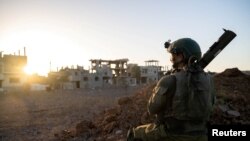 یک نیروی اسرائیل حین عملیات نظامی در نوار غزه