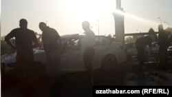 Türkmenistanda bolan ýol-ulag hadysasy (Arhiw suraty)