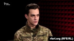 Михайло «Перс», військовий Російського добровольчого корпусу, який нині захищає Україну на фронті, у минулому боєць «Шторм-Z» ЗС РФ, під час запису інтерв'ю, січень 2024 року