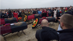 Krasnodarın Bakuskaya kəndində Vaqner muzdlularının dəfni  