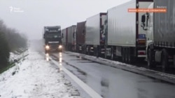 Словацькі далекобійники блокують український кордон