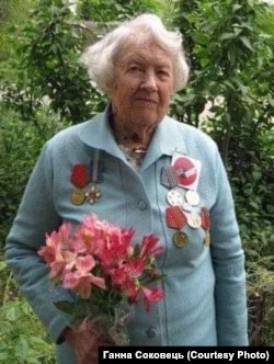 Фронтовичка Ганна Соковець