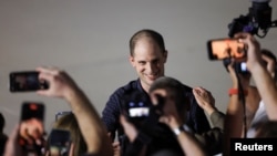 ԳերշկովիչՆ ԱՄՆ-ում՝ երեկ ռուսական բանտից ազատվելուց հետո, 1-ը օգոստոսի, 2024թ․ 